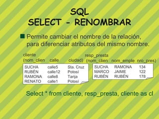 Inicio Base de Datos( Lenguajes) | PPT