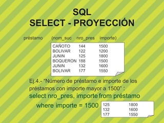 Inicio Base de Datos( Lenguajes) | PPT