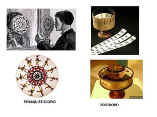 FENAQUISTISCOPIO
ZOOTROPO
 
