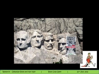 Nighthawk
                                                                        th
                                                                          9 andnd 10 June,7 2012
                                                                                 th
 Research : `Debanjan Bose |
   11/22/12
Research : Debanjan Bose and Hari Nair
                                         Nighthawk Boat Club Open
                                            |
                                                   Session      |      7
                                                                    9 th and 10th June, 2012
                                                                    |           22 July, 2012
 