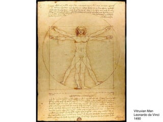 Vitruvian Man
Leonardo da Vinci
1490
 