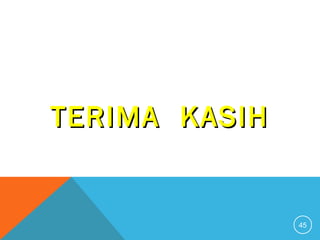 45
TERIMA KASIHTERIMA KASIH
 