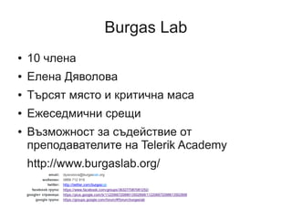 Хакерспейсовете на Балканите и в България Slide 34