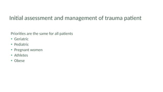 Initial assessment and management of trauma patient.pptx