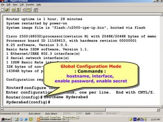 Initial Configuration of Router | PPT