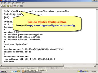 Initial Configuration of Router | PPT