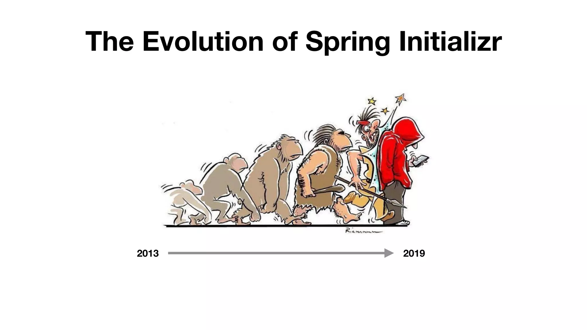 The Evolution of Spring Initializr
2013 2019
 
