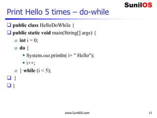 Initial Java Core Concept | PPT