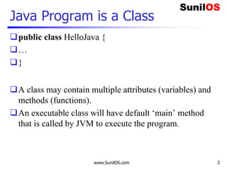 Initial Java Core Concept | PPT