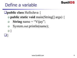 Initial Java Core Concept | PPT