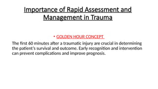 INITIAL MANAGEMENT OF TRAUMA………………..pptx