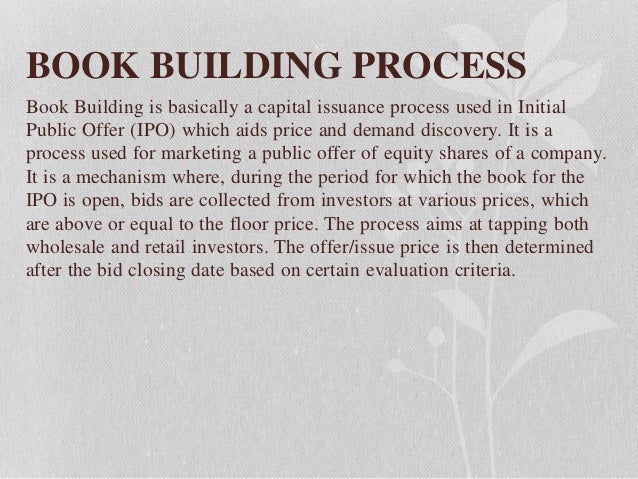 Bidding price for ipo