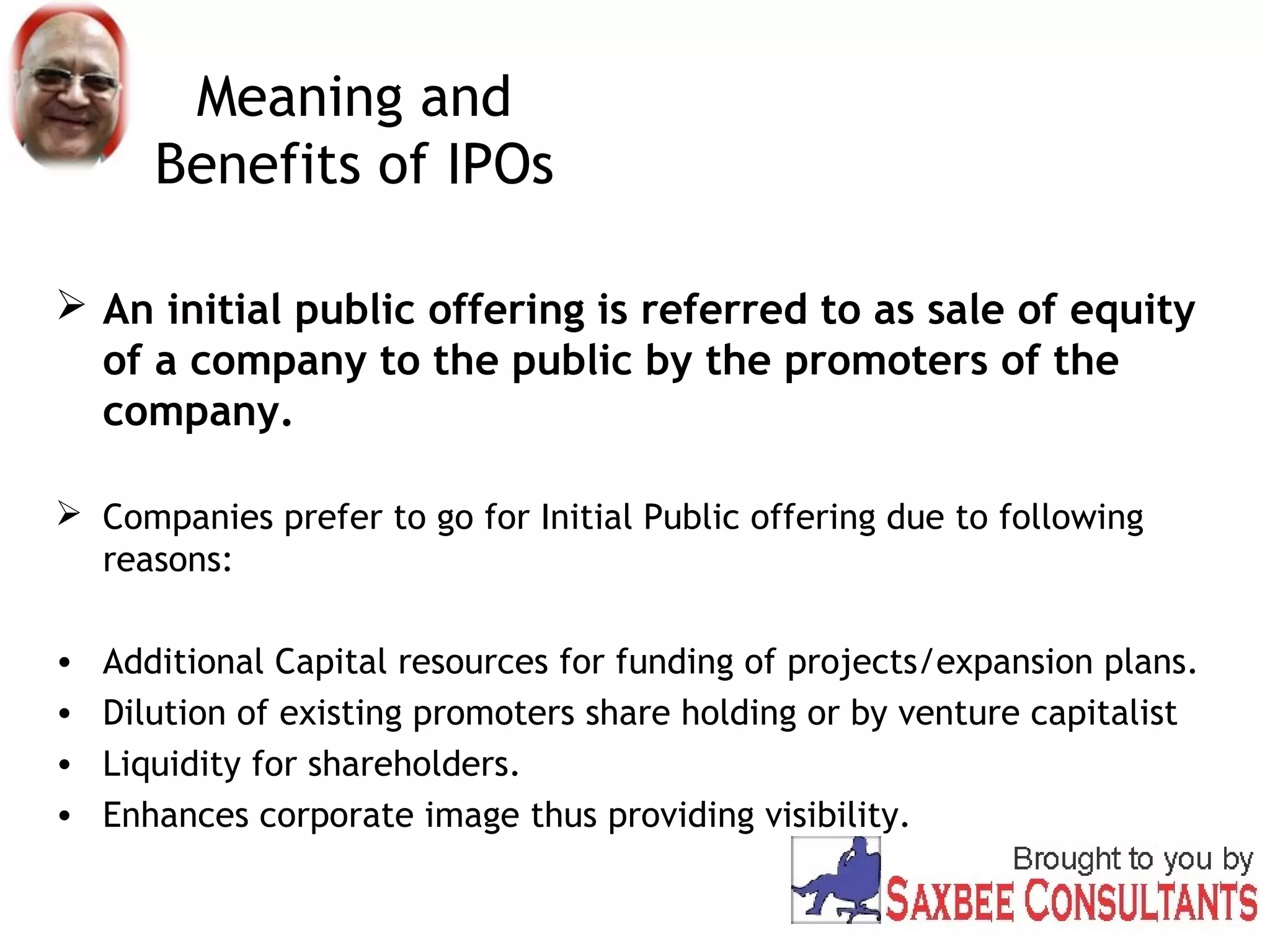 Initial public offerings(ip os) | PPT