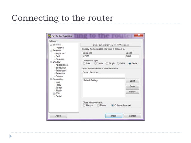 Initial router and switch configuration | PPTX