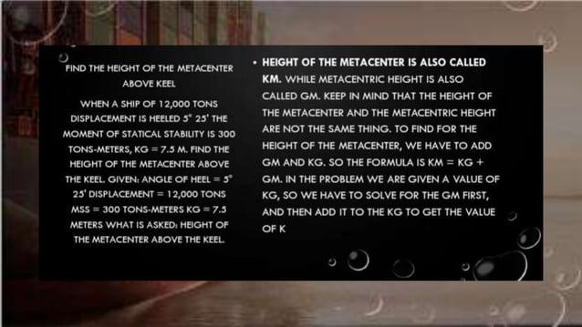 INITIAL STABILITY OF SHIP metacenter.pptx
