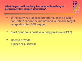 Initial steps NRP initial steps of resuscitation | PPT