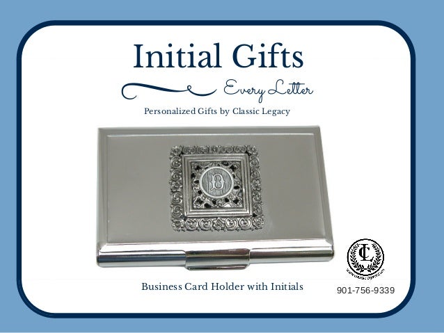 Classic Legacy Custom Gifts Initial theme Gifts