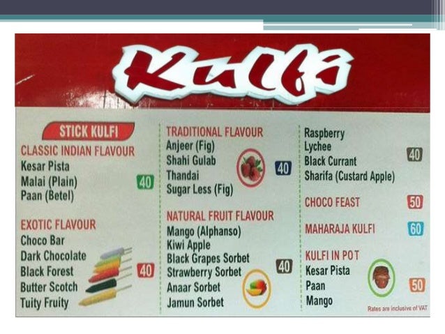 shahi kulfi price