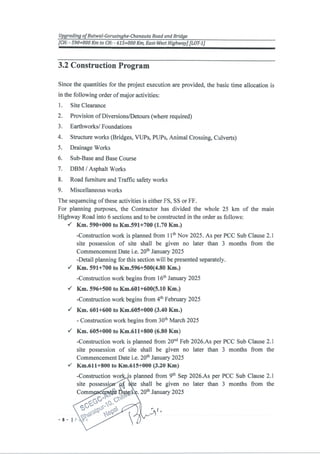 Initl Works Program Sample Initial Work Program of an ICB Project | PDF