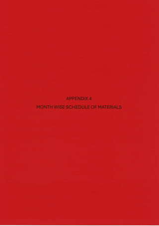 Initl Works Program Sample Initial Work Program of an ICB Project | PDF