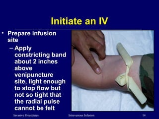 Initiate an iv therapy | PPT
