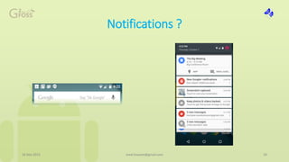 Notifications ?
16 Mai 2015 med.hossam@gmail.com 29
 