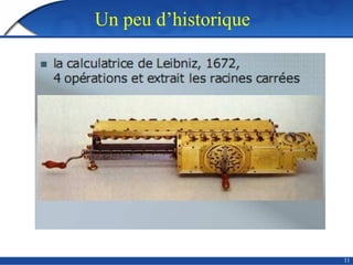 11
Un peu d’historique
 