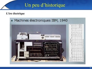 16
Un peu d’historique
L’ère électrique
 