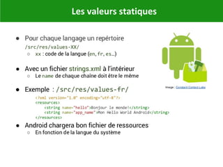 Les valeurs statiques
 