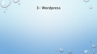 3- Wordpress 
 