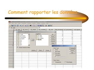 Comment rapporter les données 