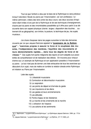 Initiation au Piano par l'Improvisation