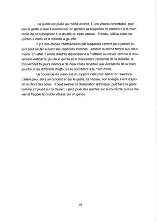 Initiation au Piano par l'Improvisation