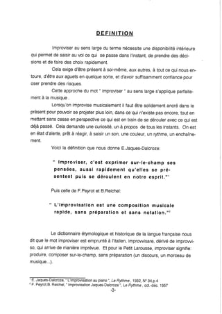 Initiation au Piano par l'Improvisation