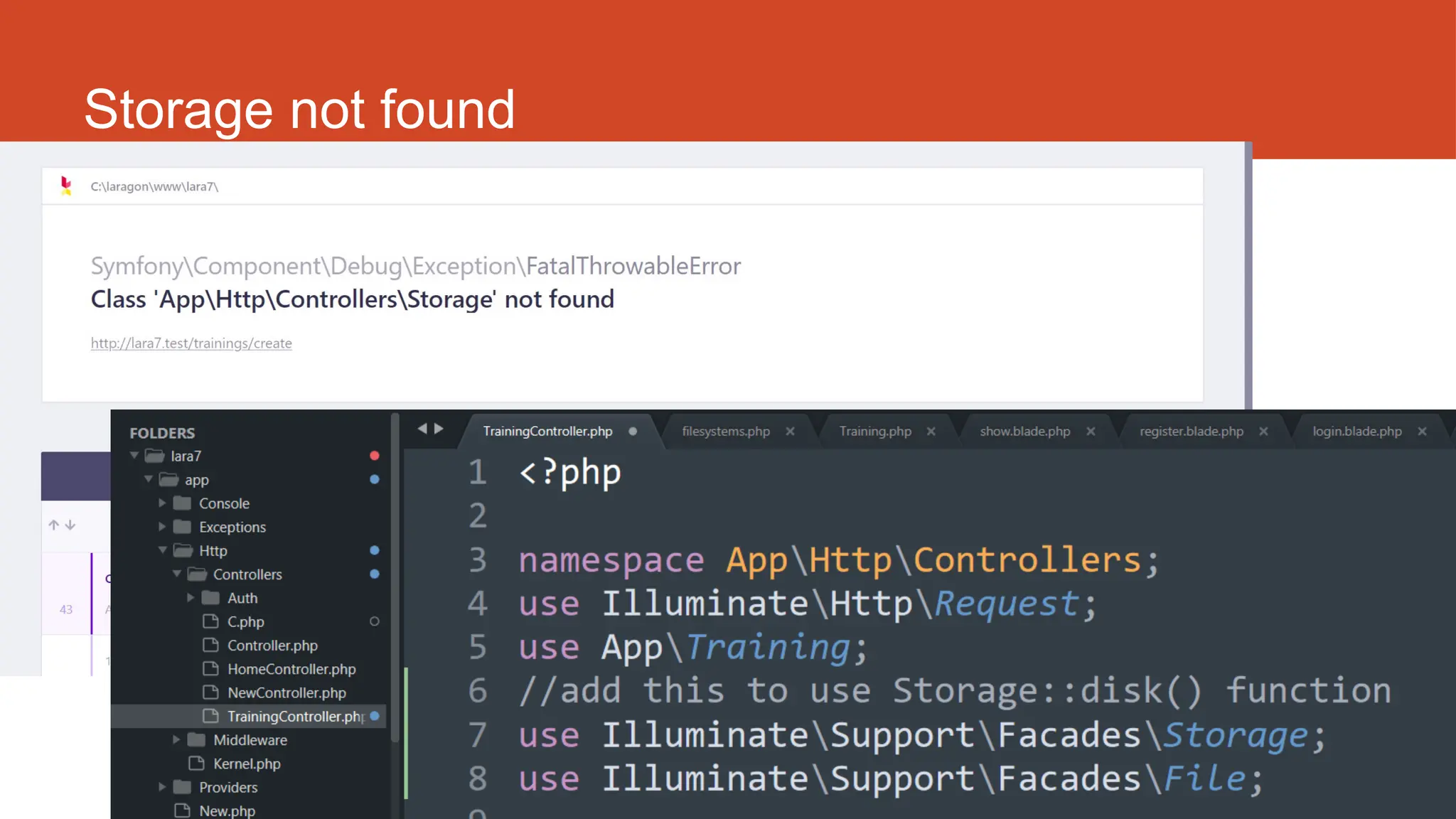 http://fstm.kuis.edu.my/blog/laravel 169
Storage not found
 