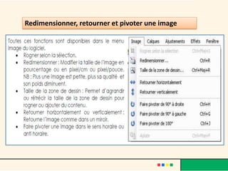 Redimensionner, retourner et pivoter une image
 