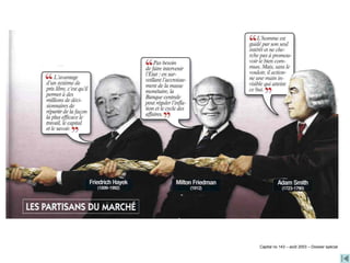 Capital no 143 – août 2003 – Dossier spécial
 