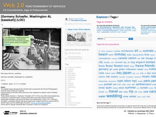 Web 2.0            FONCTIONNEMENT ET SERVICES
2.6 Commentaire, tags et Folksonomie




            Web	
  2.0                            A1	
  -­‐	
  Ini(a(on	
  au	
  numérique	
  2011-­‐2012
            Illustra(on	
  :	
  loneyss	
  (cc)                 F.Michel - L. Neyssensas - C.Thiery
 