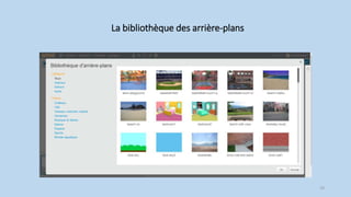 La bibliothèque des arrière-plans
19
 