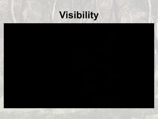 Visibility
 