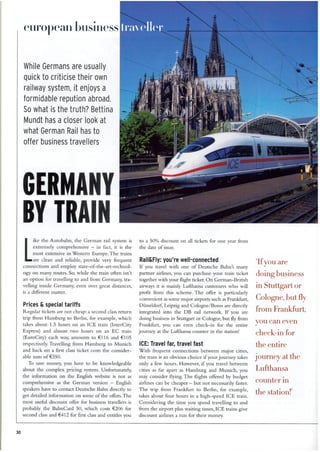 Germany by Train