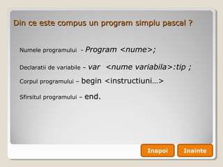 Initiere in turbo pascal | PPT
