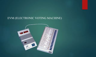 EVM (ELECTRONIC VOTING MACHINE)
 
