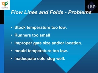 Problem Cold Slug Injection Molding Inj. Mod. TROUBLE SHOOTING.ppt