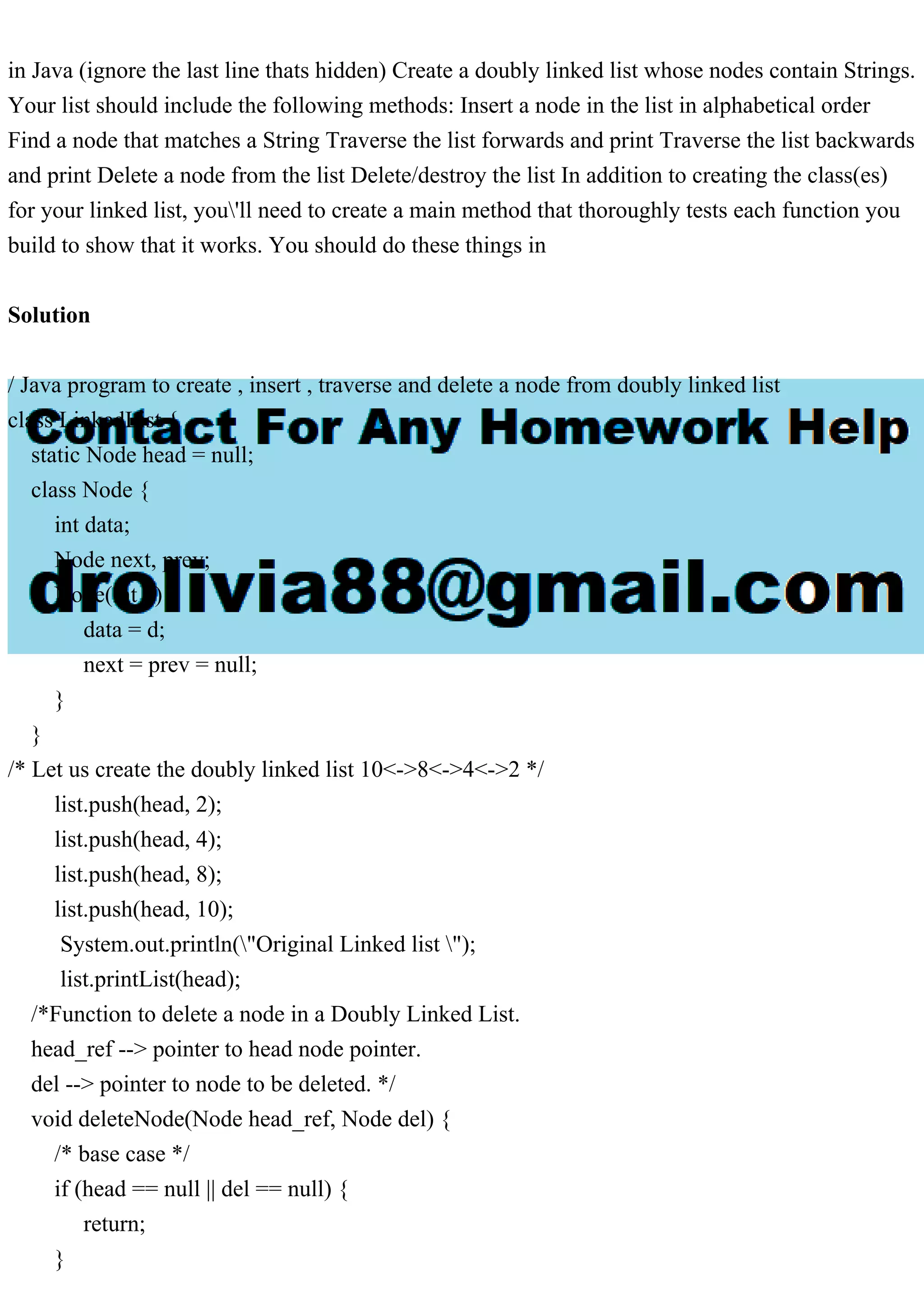 in Java (ignore the last line thats hidden) Create a doubly linked l.pdf