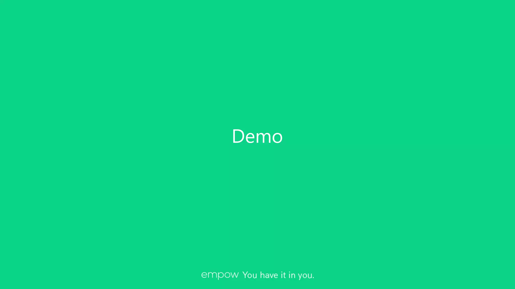 Demo
 