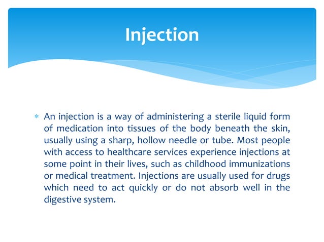 Injection Pdf