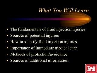 Fluid Injectioninjurytraining | PPSX