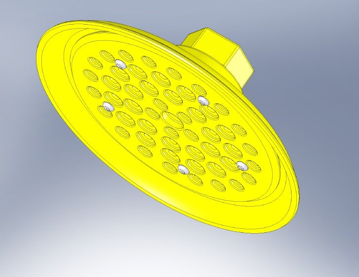 Injection Molded Plastic Shower Head Assembly