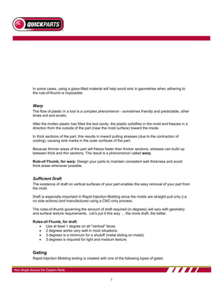 Injection Molding Design Guide | PDF